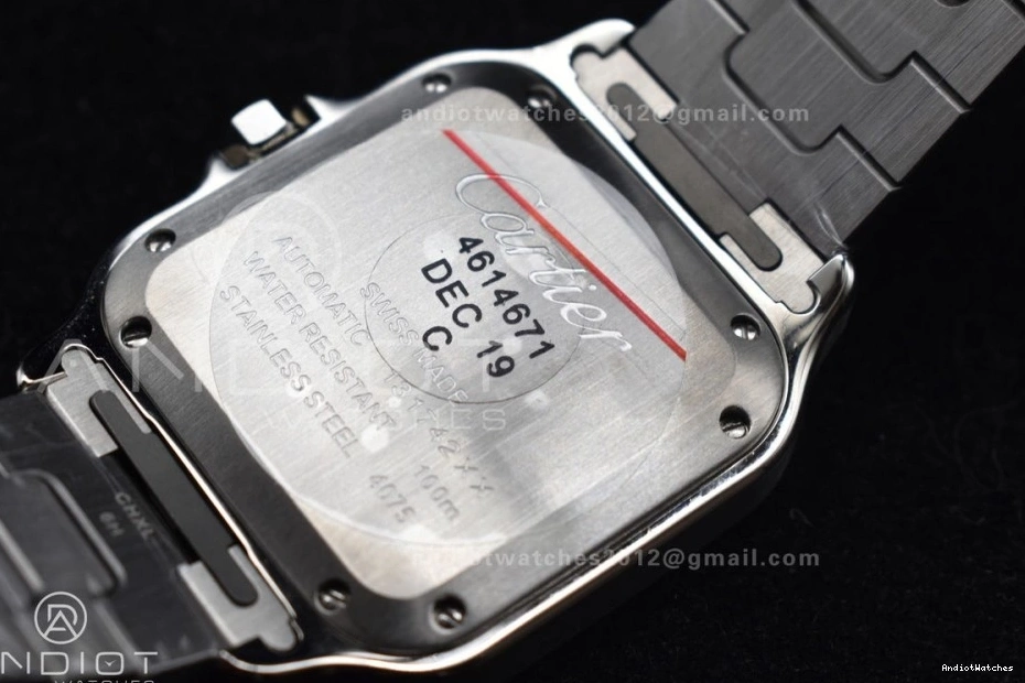 SS 1:1 1045 TopPick SS de 9015 Best Dial White Cartier on Edition Bracelet SmartLinks BVF Santos MIYOTA 35mm V 0926